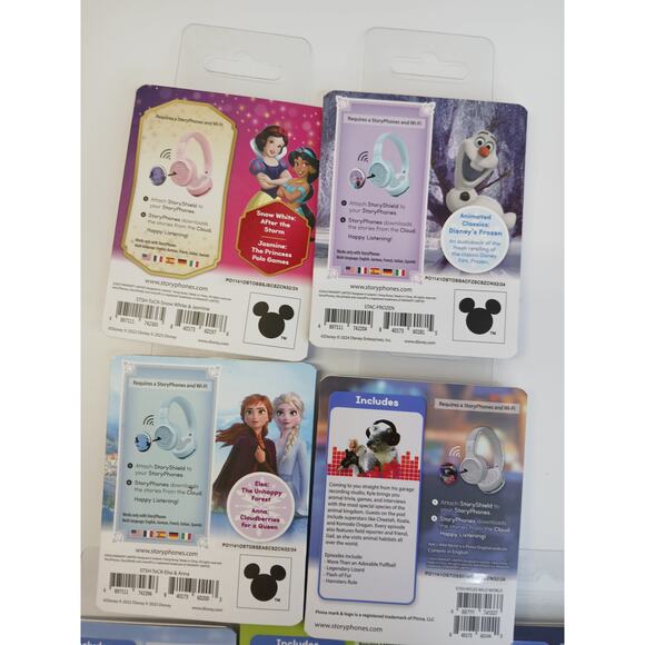 StoryPhones 7 PACK NEW Story Shields Disc Disney Headphones Storytelling SEALED - Picture 5 of 7